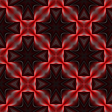 kesintisiz renkli dekoratif desen tasarım