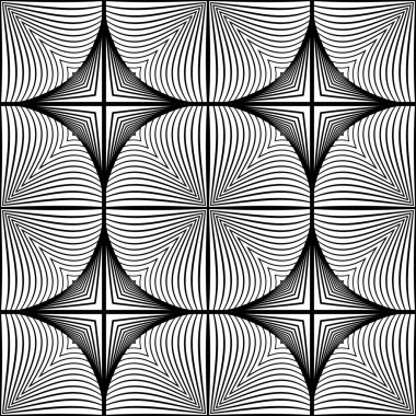 Dikişsiz elips tek renkli desen tasarım