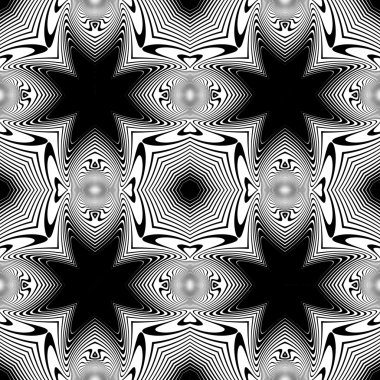 kesintisiz tek renkli çizgili desen tasarım