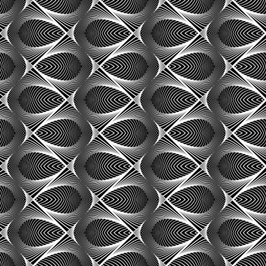 Sorunsuz tek renkli zikzak desen tasarım