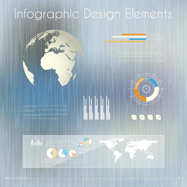 Elementos infográficos de negócios de alta qualidade — Vetor de Stock