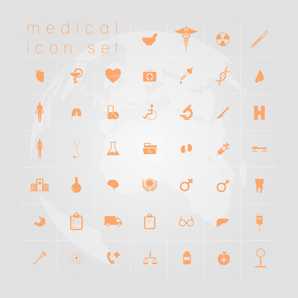 Medical icon set