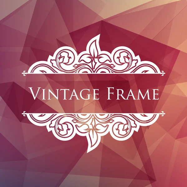 Vintage cornice floreale — Vettoriale Stock