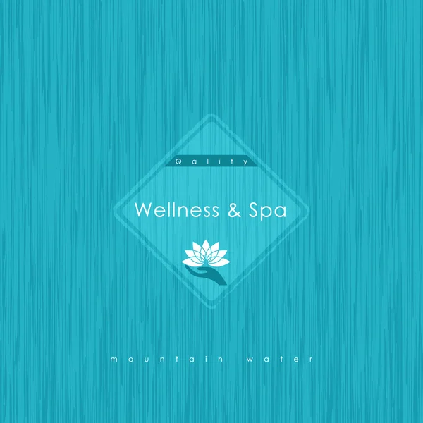 Modelo de logotipo para SPA — Vetor de Stock