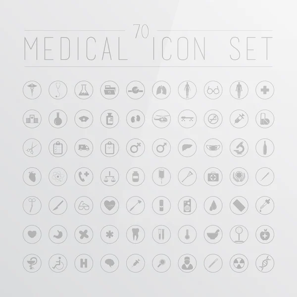 Iconos médicos para la web — Archivo Imágenes Vectoriales