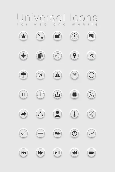 Conjunto de iconos para la web — Vector de stock