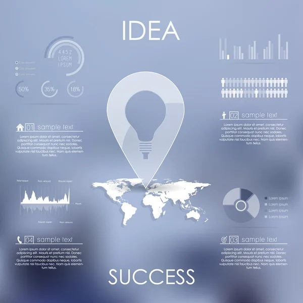 Инфографические элементы бизнеса — стоковый вектор