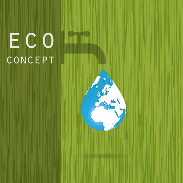 Ecologie business sjabloon. — Stockvector