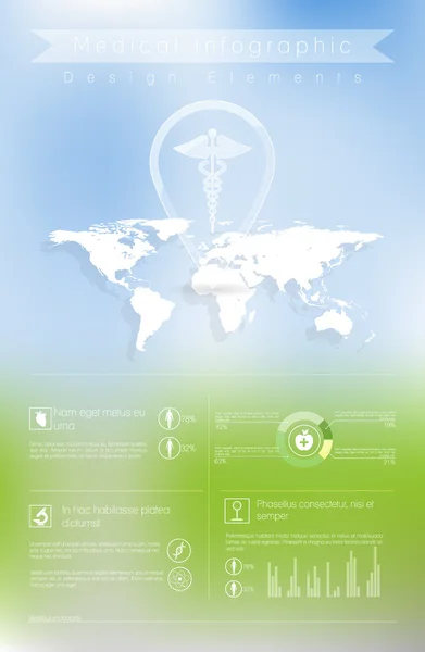 Icônes médicales et de santé — Image vectorielle