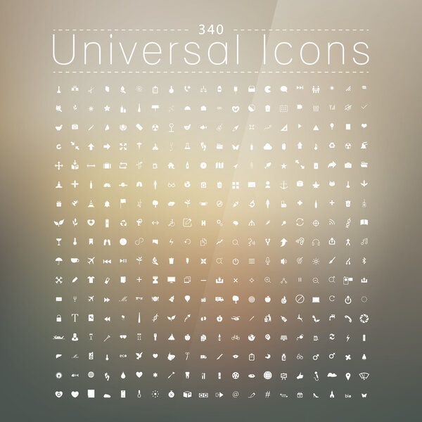 Набор из 289 значков качества
