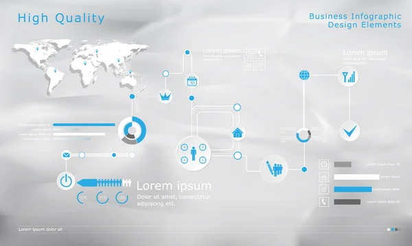 Business infographic prvky — Stockový vektor