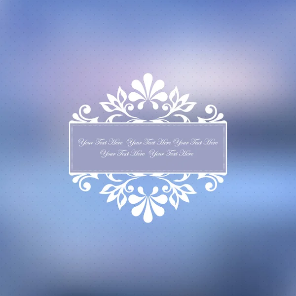 Düğün kartı çiçek arka plan ile — Stok Vektör