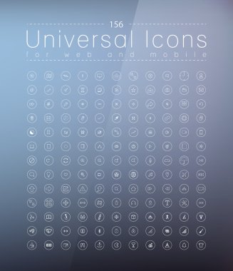 Set of icons for web