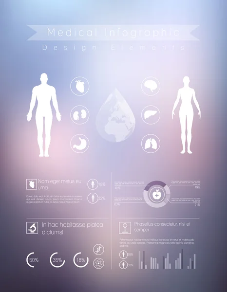 Icônes médicales et de santé — Image vectorielle