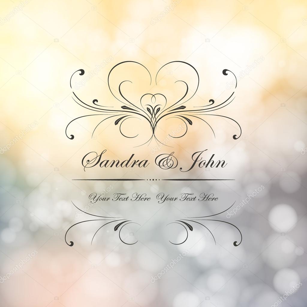 Wedding card in retro style Stock Vector Image by ©torokimola #70771385