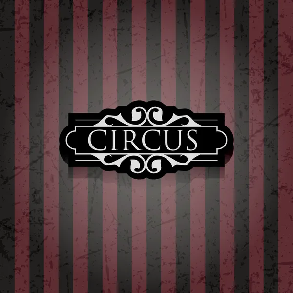 Affiche de cirque vintage — Image vectorielle