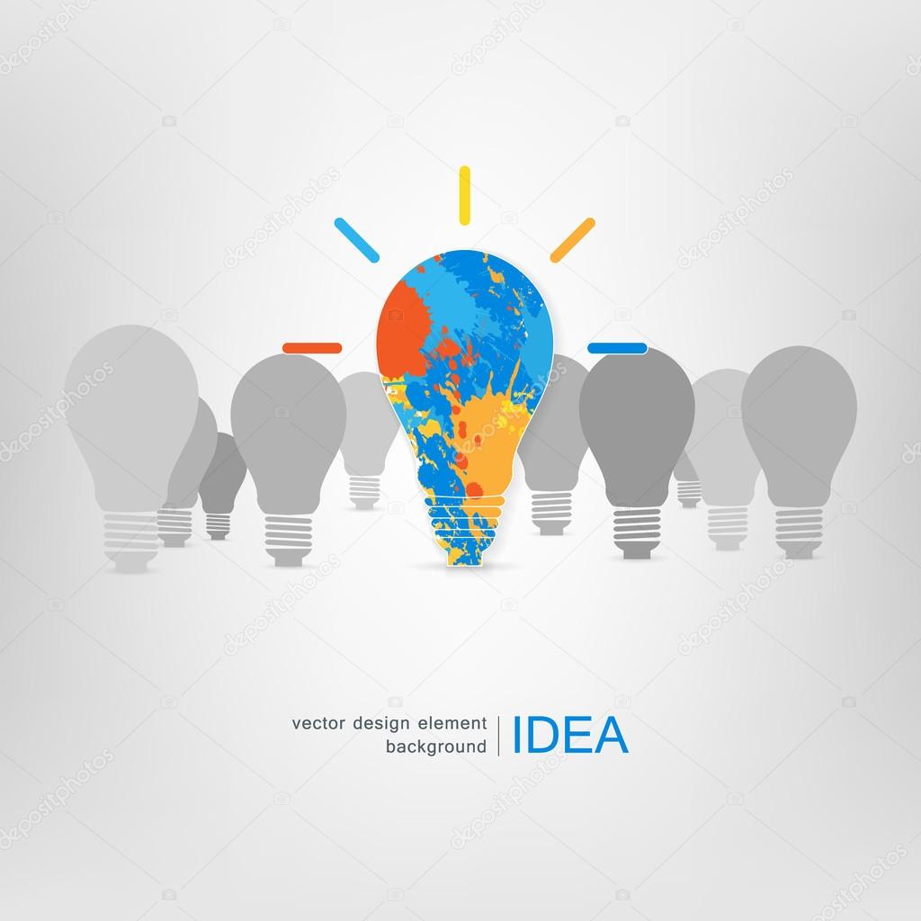 Idea creative concept