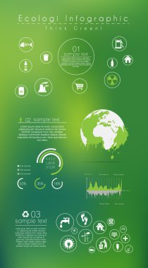 Soyut ekoloji Infographic