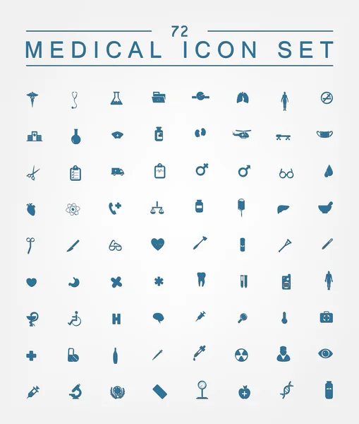 Conjunto de iconos web médicos Ilustraciones De Stock Sin Royalties Gratis