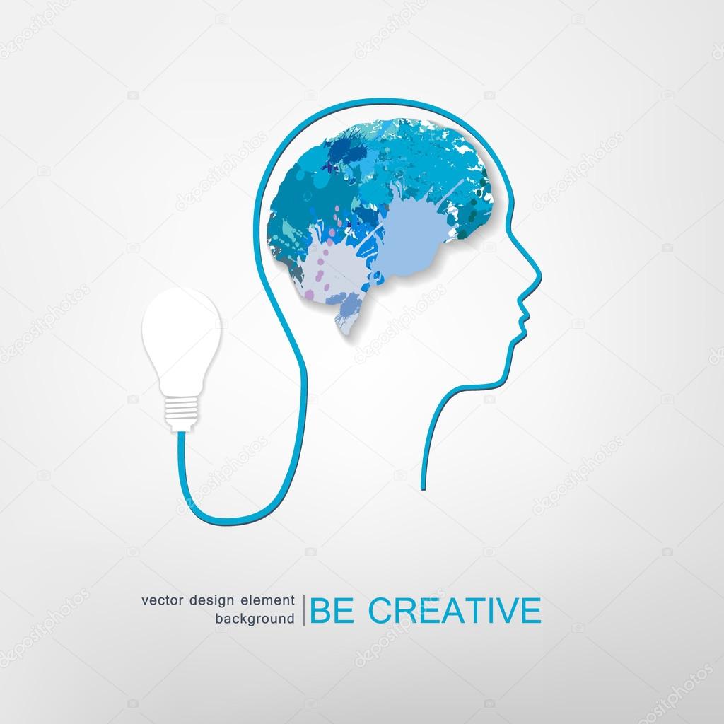 Creative idea concept , vector illustration