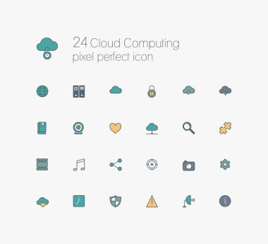 web için set simgeleri