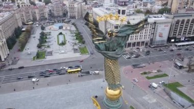 Kyiv, Ukrayna sonbaharda: Independence Meydanı, Meydan. Hava görünümü