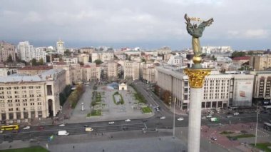 Kyiv, Ukrayna sonbaharda: Independence Meydanı, Meydan. Hava görünümü