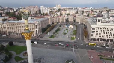 Kyiv, Ukrayna sonbaharda: Independence Meydanı, Meydan. Hava görünümü