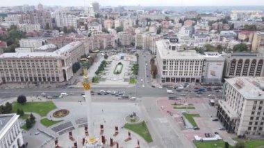 Kyiv, Ukrayna sonbaharda: Independence Meydanı, Meydan. Hava görünümü