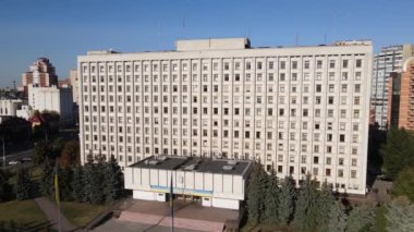Kyiv 'deki Ukrayna Merkez Seçim Komisyonu. Havadan