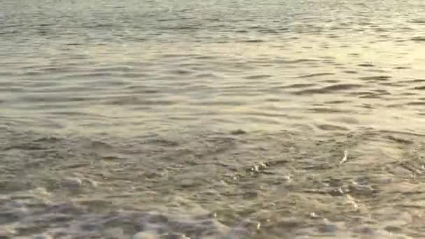 Sea water surface. Beautiful seascape of the mediterranean sea — Stock Video