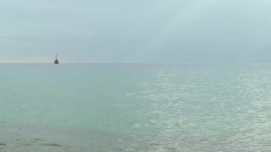 Sahile yakın sahilde deniz manzarası. Türkiye