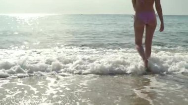 Sahile yakın sahilde deniz manzarası. Türkiye