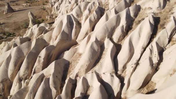 Cappadoce paysage vue aérienne. La Turquie. Parc national de Goreme — Video