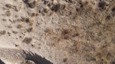 Kapadokya hava manzarası. Hindi. Goreme Ulusal Parkı