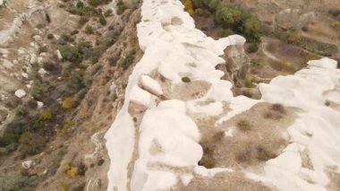 Kapadokya hava manzarası. Hindi. Goreme Ulusal Parkı
