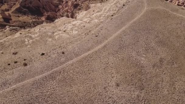 Capadócia vista aérea paisagem. A Turquia. Parque Nacional de Goreme — Vídeo de Stock