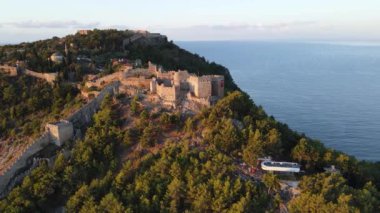 Alanya Kalesi - Alanya Kalesi hava manzaralı. Türkiye
