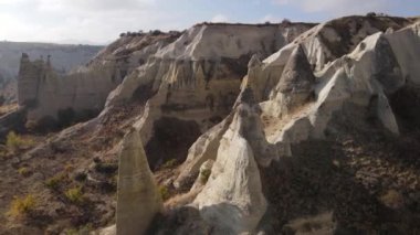 Kapadokya hava manzarası. Hindi. Goreme Ulusal Parkı