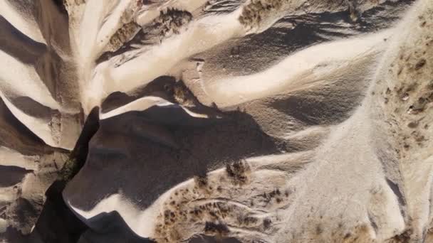 Capadocia vista aérea del paisaje. Pavo. Parque Nacional Goreme — Vídeos de Stock