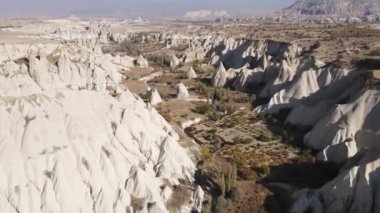 Kapadokya hava manzarası. Hindi. Goreme Ulusal Parkı