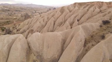 Kapadokya hava manzarası. Hindi. Goreme Ulusal Parkı