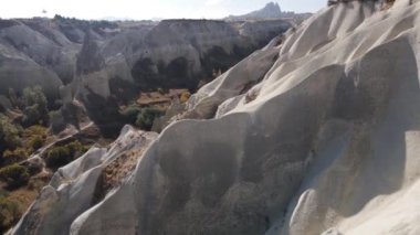 Kapadokya hava manzarası. Hindi. Goreme Ulusal Parkı