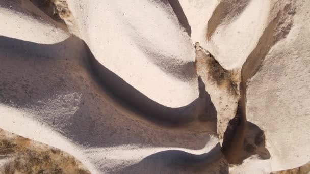 Вид на Каппадокию с воздуха. Индейка Гореме — стоковое видео