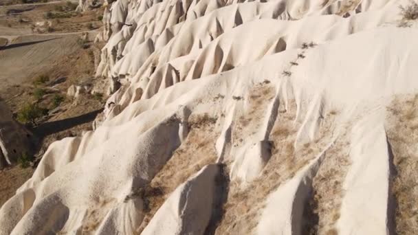 Cappadoce paysage vue aérienne. La Turquie. Parc national de Goreme — Video