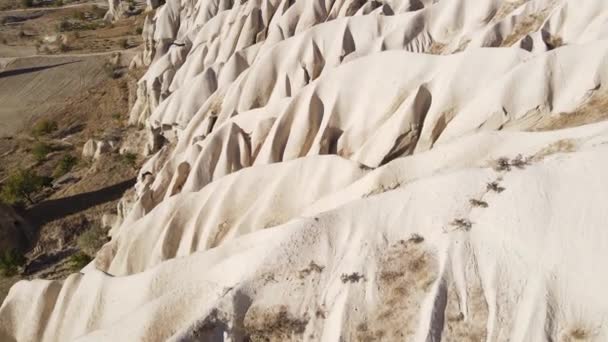 Cappadoce paysage vue aérienne. La Turquie. Parc national de Goreme — Video