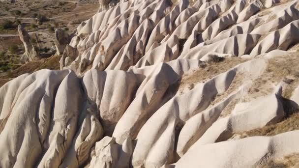 Cappadoce paysage vue aérienne. La Turquie. Parc national de Goreme — Video