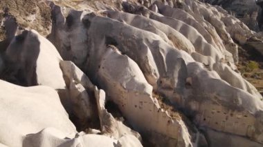 Kapadokya hava manzarası. Hindi. Goreme Ulusal Parkı