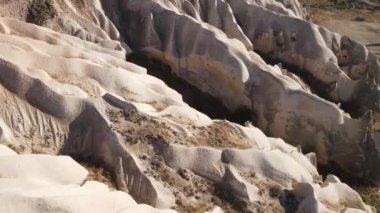 Kapadokya hava manzarası. Hindi. Goreme Ulusal Parkı