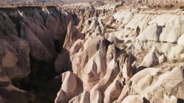 Kapadokya hava manzarası. Hindi. Goreme Ulusal Parkı